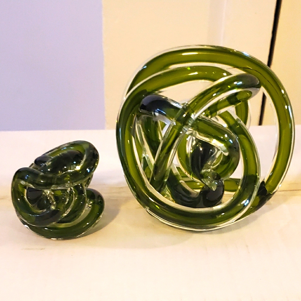 Glass orb set